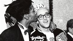 Jean-Michel Basquiat a Keith Haring v roce 1987