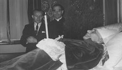 Kardinál Beran zemel na rakovinu plic v Papeské koleji Nepomucenum v ím.