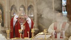 Mši vedl kardinál Dominik Duka osobně.