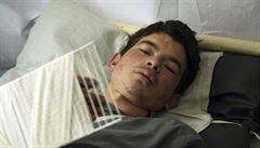 Zranný v kábulské nemocnici.