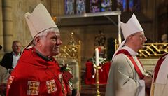 V katedrále sv. Víta byly po bohoslub uloeny ostatky kardinála Berana.
