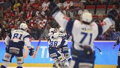 Hokejisté Komety Brno se radují z obhajoby titulu.