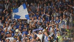 Radost fanou�k� Komety z obhajoby titulu.