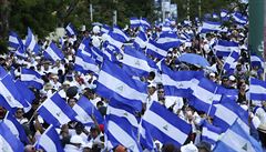 V Nikaragui protestuj proti prezidentu Ortegovi. Zemelo ji deset lid