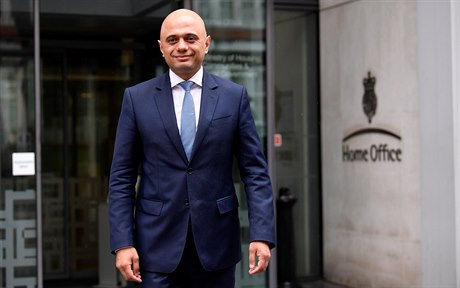 Britský ministr financí Sajid Javid.