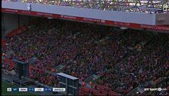 Fanouci Liverpoolu sledují na Anfield Road odvetné semifinále Ligy mistr...