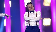 Mikolas Josef při semifinále Eurovize v Lisabonu. | na serveru Lidovky.cz | aktuální zprávy