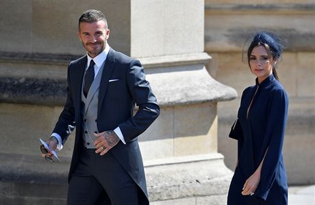 David Beckham se svou manelkou Victori.