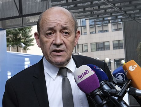 Francouzský ministr zahranií Jean-Yves Le Drian.
