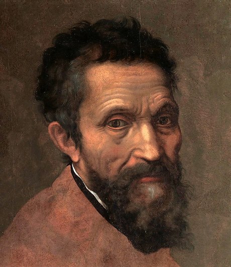 Michelangelo na portrétu od Daniela de Volterry.