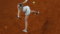Petra Kvitová na turnaji v Madridu.