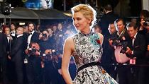 armantn předsedkyně filmov poroty - herečka Cate Blanchettov. Cannes 2018.