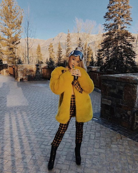 Ariana Grande v reklamní kampani pro spole�nost Airbnb.
