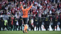 Finále eského fotbalového poháru MOL Cup Slavia Praha - FK Jablonec. Branká...