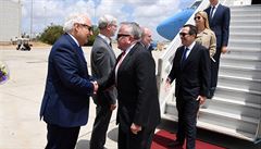 Americká delegace pijela na oslavu pesunu ambasády USA do Jeruzaléma.