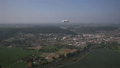 Nejvtí vzducholo typu Zeppelin zakrouila nad Prahou.