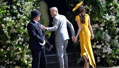 George Clooney a jeho manelka právnika Amal Clooneyová.