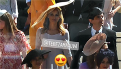 Tereza Maxová se objevila na svatb prince Harryho a Meghan.