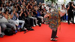 Reisér Terry Gilliam na filmovém festivalu v Cannes.