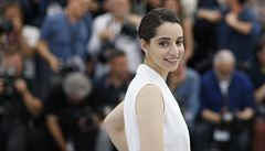 Here&#269;ka Shahira Fahmyová, která si zahrála ve snímku Yomeddine. Cannes 2018.
