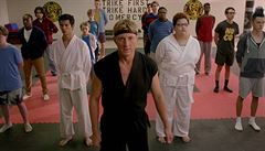 V seriálu Cobra Kai se bývalý padouch Johnny sna�í vzk�ísit �kolu karate.