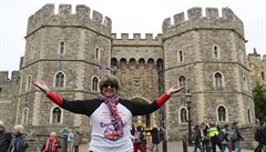 Windsor kvůli královské svatbě navštívili i američtí turisté.