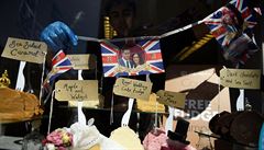 Sladkosti prodávané ve Windsoru.