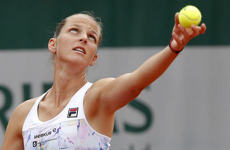 Karolna Plkov na Roland Garros 2018