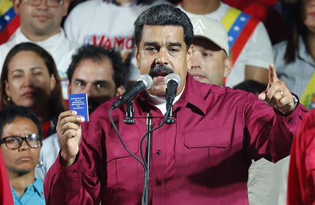Projev venezuelskho prezidenta Madury.