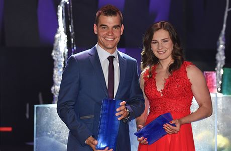Olympijt medailist Michal Krm a Veronika Vtkov