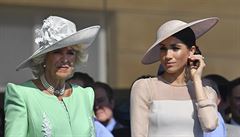 Camilla, vévodkyn z Cornwallu a Meghan, vévodkyn ze Sussexu.