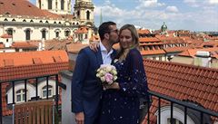 Radek tpánek a Nicole Vaidiová si podruhé ekli ano.