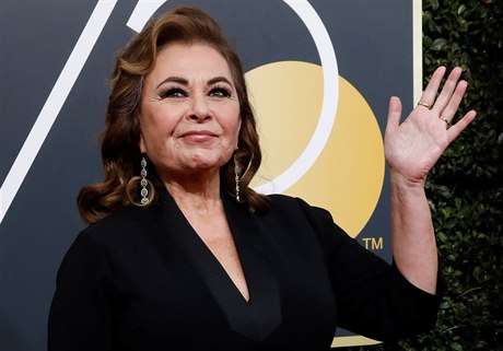 Hereka Roseanne Barrová na 75. roníku cen Golden Globe v Beverly hills.