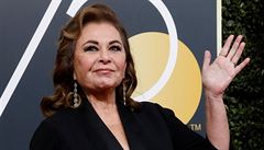 Hereka Roseanne Barrová na 75. roníku cen Golden Globe v Beverly hills.