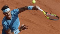 panlsk tenista Rafael Nadal podv ve tvrtfinle French Open.