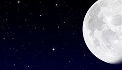 Noční obloha s měsícem (ilustrační foto) | na serveru Lidovky.cz | aktuální zprávy