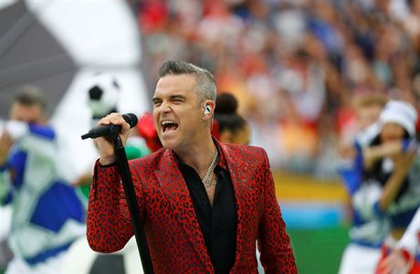 Robbie Williams byl hlavní hvzdou zahájení.