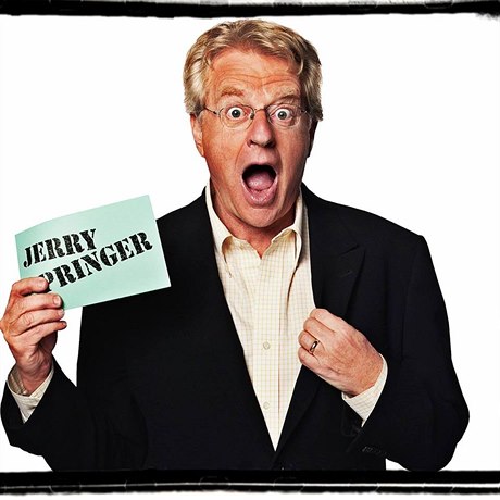 Americká moderátor Jerry Springer.