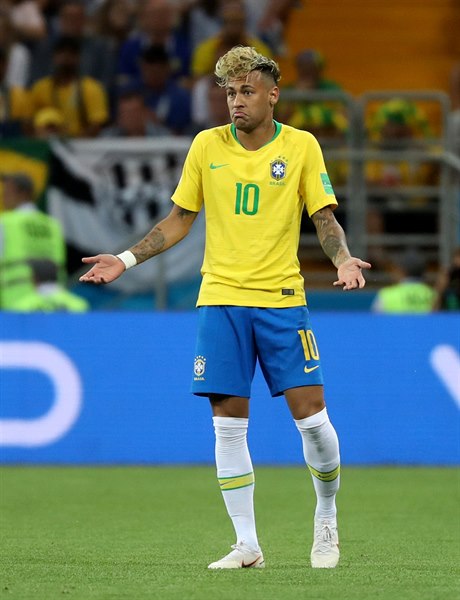 Brazilec Neymar se diví.