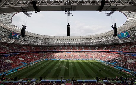 Moskevský stadion Lužiniki má kapacitu 81 000 diváků.
