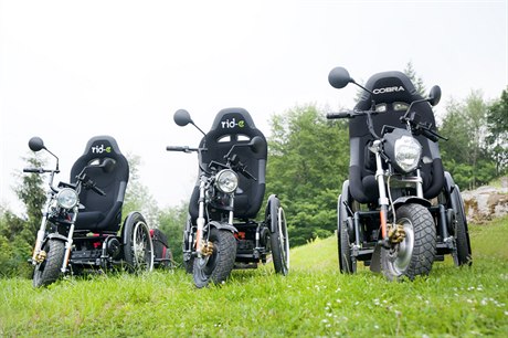 Invalidní vozíky podobné motorce. Rid-e zaujme nejenom svým vzhledem.