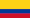 Vlajka Kolumbie 30x18
