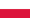 Vlajka Polsko 30x18