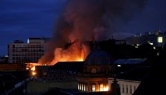 Požár historické budovy Mackintosh Building v centru skotského města Glasgow. | na serveru Lidovky.cz | aktuální zprávy