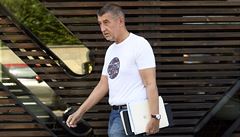 Andrej Babi ped schzkou s Janem Hamákem v Prhonicích.