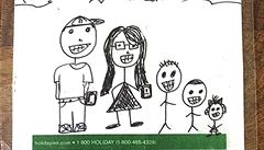 Obrázek rodiny ptiletého Josého.
