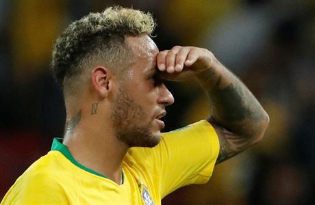 Neymar v utkání se Srbskem