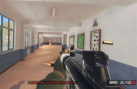 Screenshot z kontroverzní hry Active Shooter.