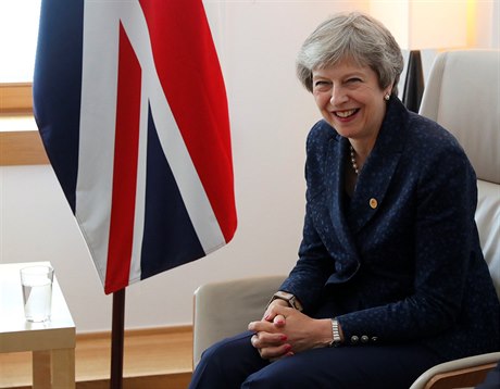 Britská premiérka Theresa Mayová bhem summitu Evropské unie v Bruselu.