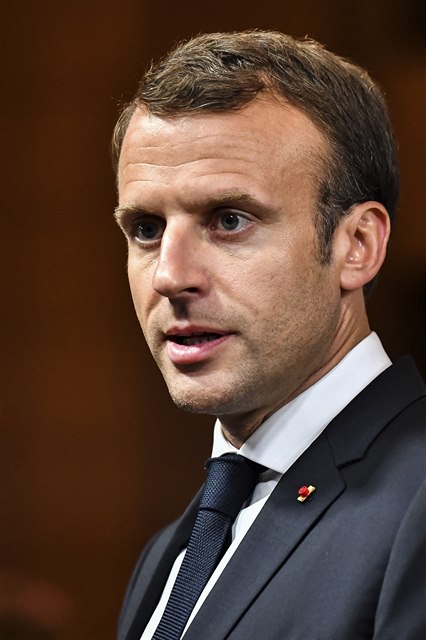 Francouzský prezident Emanuel Macron.